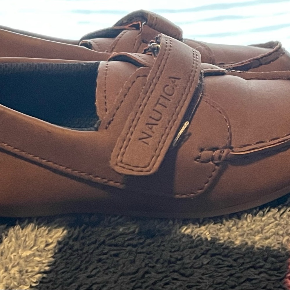Boys Nautica Tan Loafers